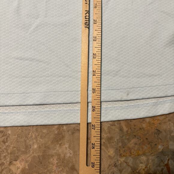 Nike Polo Shirt Womens XL Light Blue Zip Collar Short Sleeve Golf Tennis BV0227 - Picture 4 of 10